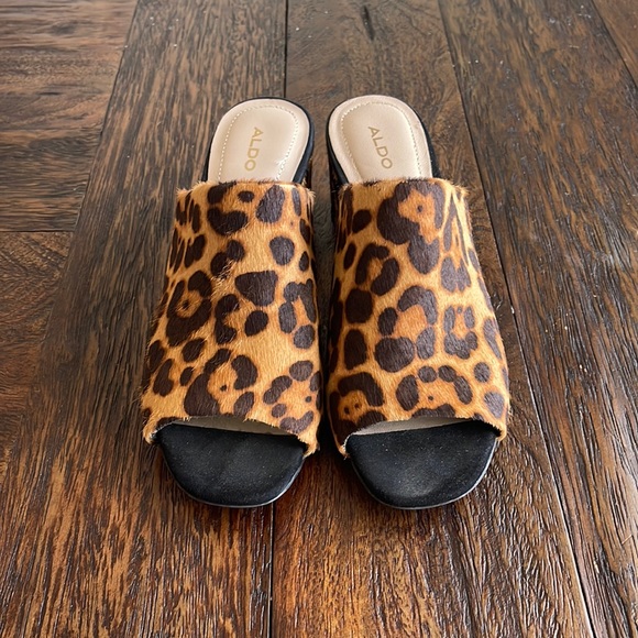 Women’s Leopard Heels (0123) - Picture 1 of 4